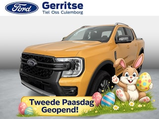 Ford Ranger Wildtrak Double Cab PHEV met o.a. een Elektrisch bedienbare rollertop, Trekhaak, Adaptieve cruise control, Dodehoekdetectie en een Achteruitrijcamera