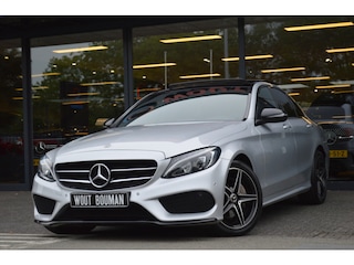 Mercedes-Benz C-klasse 200 AMG-Line Led Leder Panorama Night Afn.trekh Pdc