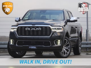 Dodge Ram 1500 | Tungsten | 3.0L Twin-Turbo Hurricane | High Output | Crew Cab | 4X4 BPM-VRIJ | 14,4 Inch Touchscreen | Passenger-screen | klipsch Audio | Massage stoelen | Indigo Salt Interieur Prijs op aanvraag!