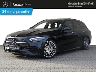 Mercedes-Benz C 200 Estate Premium AMG Line | Smartphone integratie | Dodehoekassistent | Memorypakket | Panoramadak | 360 Camera | Stoelverwarming voor | Spiegelpakket | Nightpakket