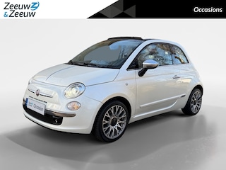 Fiat 500 0.9 TwinAir Rock | Cabrio | Telefoon | Airco | Lichtmetalen velgen | Leder |