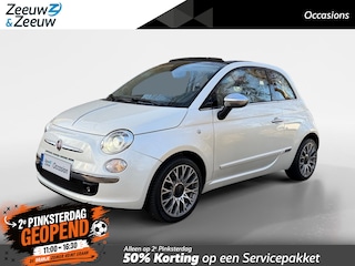 Fiat 500 0.9 TwinAir Rock | Cabrio | Telefoon | Airco | Lichtmetalen velgen | Leder |