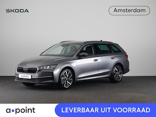 Skoda Octavia Combi Business Edition m-HEV 1.5 TSI 115 pk 7 versn. DSG | Sunset | Wegklapbare trekhaak | 18 inch lichtmetalen velgen Vega Aero zwart