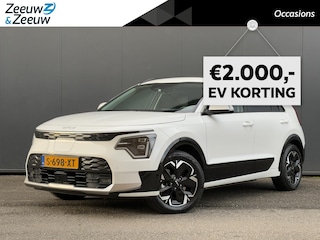 Kia Niro EV DynamicPlusLine 64.8 kWh | Lederen bekleding | Stoel- en stuurverwarming | Fabrieksgarantie t/m 26-4-2030 + 3x 1 jaar*| Accu = 100% (SoH) | NAP |