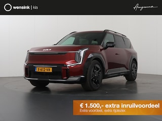 Kia EV9 GT-Line AWD 99.8 kWh | Trekhaak | 7 Persoons | 360 Camera | Stoel Massage | Stoelverwarming Stoelverkoeling Voor + Achter | Dubbel Panoramadak | Meridian audio |