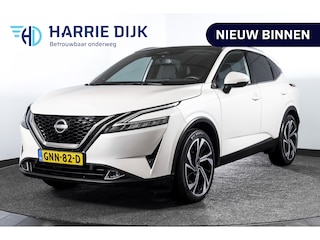 Nissan Qashqai 1.3 MHEV Xtronic Tekna Plus - Automaat | Pano | Bose | Trekhaak | Dig. Cockpit | Adapt. Cruise | Winterpakket | Memory | 360 Camera | NAV + App. Connect | ECC | LM 20" |