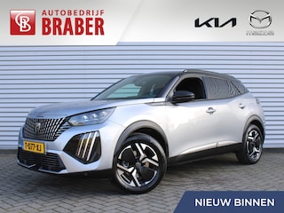 Peugeot 2008 EV GT 54 kWh | Trekhaak | Stoelverwarming + massage | Camera | Cruise adapt. | Navi | 17" LM | Warmtepomp | LED | Zeer nette auto |