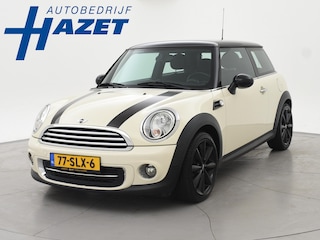 Mini Cooper 1.6 122 PK 6-BAK + 17 INCH | CRUISE CONTROL | ZWART DAK | SPORTSTOELEN | STRIPING
