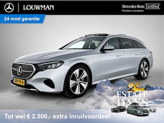 Mercedes-Benz Estate 300 e Plug-In Hybride Panorama Schuif-Kanteldak | Trekhaak | Distronic | Achteruitrijcamera | Zwarte Hemel. Inclusief 24 maanden MB Certified garantie voor Europa.