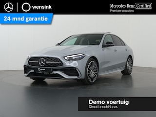 Mercedes-Benz C-klasse 300 e Business Solution AMG | Panoramaschuifdak | Trekhaak | DIGITAL LIGHT | Nightpakket | dodehoekassistent | 360° camera |
