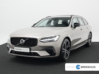 Volvo V90 2.0 T8 Plug-in hybrid AWD Ultra Executive Edition Dark B&W Audio | Luchtvering | Trekhaak | Massage Voorstoelen