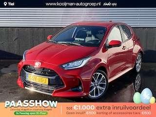 Toyota Yaris 1.5 Hybrid 130 Executive Mega veel luxe, NL-auto, Dodehoekdetectie, stoel- & stuurverwarming, navigatie Apple CarPlay/Android Auto, parkeersensoren v&a, ACC