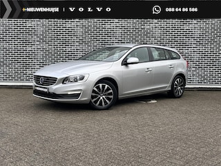 Volvo V60 1.5 T3 Polar+ Dynamic | Automaat | Bi-xenon koplampen | Navigatie | Lederen bekleding | Voorruitverwarming | Stoelverwarming | Climate control | Volvo On Call | Roofrails | Cruise control |