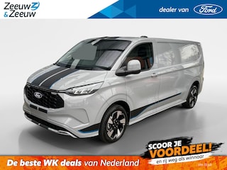 Ford Transit Custom 320 2.5 PHEV L2H1 Sport 233 pk Automaat | Navigatie | inklapbare trekhaak | 2 persoons | 19" LM velgen