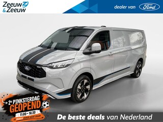 Ford Transit Custom 320 2.5 PHEV L2H1 Sport 233 pk Automaat | Navigatie | inklapbare trekhaak | 2 persoons | 19" LM velgen