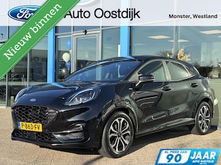 Ford Puma 1.0 EcoBoost Hybrid ST-Line 125PK Automaat Winterpack Adaptieve Cruise Camera Blind-Spot Climate Parkeersensoren Privacy Glass *Dealer Onderhouden*