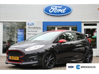 Ford Fiesta 1.0EB Black-Edition | NL-AUTO! | 140 PK | NAVI | PARK SENS | ADVANCED TECHNO PACK | DEALER OH! | XENON | 17"LMV |