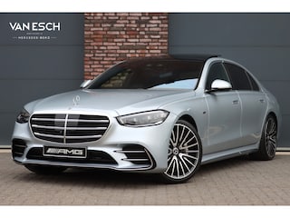 Mercedes-Benz S-klasse 580 e 4MATIC Lang AMG Line | Airmatic | Achterasbesturing | Premium Entertainment Achter | HUD | Distronic+ | Burmester | Exclusief Nappa Leder | 3D-Display | Vlakkenverwarming | Zonweringspakket |
