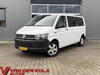 Volkswagen Transporter 2.0 TDI L2H1 Dubbele Cabine Comfortline | CarPlay | Trekhaak | Navigatie | Cruise | Airco