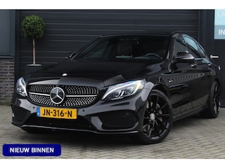 Mercedes-Benz C-klasse 450 AMG 4MATIC | Panoramadak | Burmester | Adaptief | Leer | Zeer nette staat | Perfect onderhouden