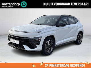 Hyundai Kona 1.6 GDI HEV N Line Sky | Uit voorraad leverbaar! | Schuif- Kanteldak | Apple Carplay/Android Auto | 360 graden camera | Elektrische achterklep | Stoelverwarming/verkoeling | Adaptief Cruise Control |