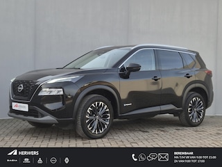 Nissan X-Trail 1.5 e-Power Tekna Automaat / Fabrieksgarantie tot 05-2028 / Dealer onderhouden / All Season banden / Stuur-, Stoel en Achterbank verwarming / Head Up Display / Elektrische achterklep / Rondomzicht camera / Adaptief CC /