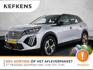 Peugeot 2008 SUV GT Hybrid 145pk Automaat | Navigatie | Achteruitrijcamera | Climate Control | Adaptieve Cruise Control | Full Led koplampen | Parkeersensoren v+a | Keyless | Armsteun | Draadloze Apple Carplay / Android Auto | Digitaal instrumentenpaneel | DAB+ radio | Afwijkende dakkleur | Donker getint glas | 17" lichtmetalen velgen |