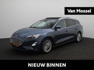 Ford Focus Wagon 1.0 EcoBoost Titanium X Business | Automaat | Panoramadak | Trekhaak | Camera | Adaptieve Cruise Control | Led Verlichting |