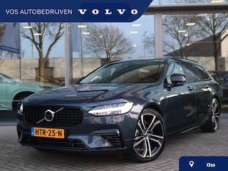 Volvo V90 2.0 T8 Plug-in hybrid AWD Ultra Dark | FULL OPTION | Luchtvering | Bowers en Wilkins | Geventileerde stoelen met massage | Gelaagd Glas | 360-camera |