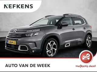 Citroën C5 Aircross SUV Feel 130pk | Navigatie | Achteruitrijcamera | Climate Control | Dodehoeksensor | Adaptieve Cruise Control | Parkeersensoren v+a | Keyless | Half lederen comfortstoelen | Armsteun | Apple Carplay / Android Auto | DAB+ radio | Donker getint glas | Trekhaak | 18" lichtmetalen velgen |