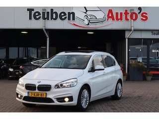 BMW 2-serie Tourer 218i High Executive Navigatie, Panoramadak, Schuif- kanteldak, Stoelverwarming, Lederen interieur, Trekhaak