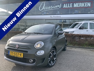 Fiat 500 0.9 TwinAir Turbo Sport Mat Groen Airco -  Cruise control - Bluetooth - Groot navigatiesysteem - Mistlampen voor - Licht metalen velgen 16 inch - Start/stop systeem - Stuur leder - Stuur multifunctioneel - Centrale deurvergrendeling met afstandsbediening