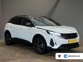 Peugeot 3008 1.6 HYbrid 225 GT Trekhaak | Adaptieve Cruise | Stoelverwarming | Navigatie | Camera | Elec.Klep | Voorconditionering | Leder/Stof | Black Pack | 19 LMV | Clima | Massage | Keyless | | Achterbank in delen neerklapbaar | Achteruitrijcamera | Afwijkende dakkleur
