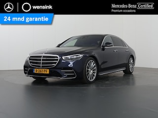 Mercedes-Benz S-klasse 580 e 4MATIC Lang AMG Line | Panoramadak | Achterasbesturing | Burmester | Head-up display | Digital light | Rijassistentiepakket | Nappaleder |