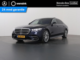 Mercedes-Benz S-klasse 580 e 4MATIC Lang AMG Line | Panoramadak | Achterasbesturing | Burmester | Head-up display | Digital light | Rijassistentiepakket | Nappaleder |