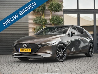 Mazda 3 2.0 e-SkyActiv-G M Hybrid 122 Luxury Leren bekleding Bose 360 camera Adaptive Cruise Control