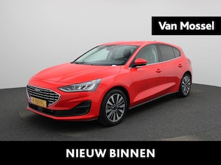 Ford Focus 1.0 EcoBoost Hybrid Titanium X | Automaat | Apple Carplay/Android Auto | Trekhaak | Achteruitrijcamera | Parkeersensoren | Cruise Control | Lichtmetalen Velgen |