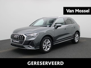 Audi Q3 35 TFSI S edition 150 PK | S-Line | Automaat | Navigatie | Stoelverwarming | Dodehoeksensor | Trekhaak | Parkeersensoren | Apple Carplay | Android Auto | Adaptive Cruise Control | Virtual Cockpit Plus |