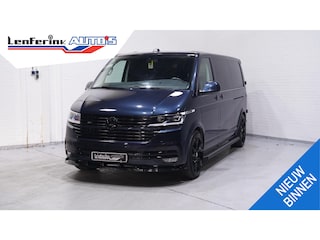 Volkswagen Transporter 2.0 TDI 199 pk Bulli Dubbel Cabine 2x Schuifdeur Koplampen, 20" LMV, Leder Zwart, Trekhaak