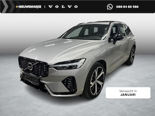 Volvo XC60 Plug-in Hybrid T6 AWD R-Design | Facelift | Luchtvering | Trekhaak | Panoramadak | Adaptive cruise control | 21" velgen | Stoelmassage | Nappa lederen bekleding | Stoelverwarming en ventilatie | Actieve LED koplampen | Achteruitrijcamera | Harman Kardon audio |