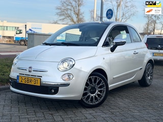 Fiat 500 0.9 TwinAir Lounge leer navigatie xenon parelmoer