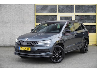 Skoda Karoq 1.5 TSI ACT 150PK! Automaat Sportline Business BJ2019 Lmv 18" | Led | Pdc | Navi | App-Connect | Dashboard verlichting | Virtual cockpit | Climate control | Cruise control | Sportstoelen | Zwarte hemel | Sport stuurwiel | Extra getint glas