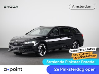 Skoda Superb combi Sportline Business PHEV 1.5 TSI 204 pk 6 versn. DSG | Travel assist plus | Panoramadak | Canton | 19 inch lichtmetalen velgen