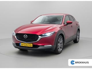 Mazda CX-30 2.0 e-SkyActiv-X M Hybrid Luxury | 1e Eigenaar! | LED | Memory Zetels | Leder | Camera | Navi | Cruise Adaptive | Stoel/Stuur Verwarming | Keyless | BLIS | Lichtmetalen Velgen