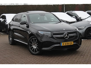 Mercedes-Benz EQC 400 4MATIC Business Solution AMG 80 kWh / Schuifdak / Camera / Head-up / Burmester / Memory seats / 20'' / Keyless / Intr.voorverwarming / Matrix LED / Leder / Navigatie / Stoelverwarming / DAB / Cruise Control
