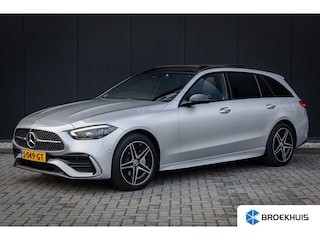 Mercedes-Benz C-klasse Estate 300 e AMG Line | Burmester 3D | Head Up Display | Origineel Nederlands! | Pano-dak | 360 Camera | Memory stoelen | Leder | Adapt. Cruise | Laser LED | 4-season banden |