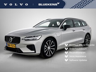 Volvo V60 T6 Recharge AWD Plus Dark - IntelliSafe Assist & Surround - 360º Camera - Harman/Kardon audio - Verwarmde voorstoelen, stuur & achterbank - Parkeersensoren voor & achter - Elektr. bedienb. voorstoelen met geheugen - Elektr. inklapbare trekhaak - 18' LMV