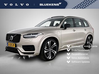 Volvo XC90 T8 Recharge AWD Ultimate Dark - Luchtvering - Panorama/schuifdak - IntelliSafe Assist & Surround - 360º Camera - Bowers & Wilkins audio - Adaptieve LED koplampen - Verwarmde voorstoelen, stuur & achterbank - Parkeersensoren voor & achter - Elektr. bedienb. voorstoelen met geheugen - Head up display - Draadloze tel. lader - Elektr. inklapbare trekhaak - 22' LMV