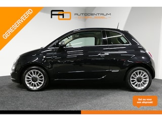 Fiat 500 0.9 TwinAir Turbo Lounge / Orig. Nederlands/ 2e eigenaar / Panoramadak / Climatronic / Parkeersensoren achter / 15'' LMV / Mistlampen / Chroom pakket / Radio / Elektr. bedienbare ramen / Leder stuurwiel
