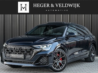 Audi Q8 55 TFSI e quattro Pro Line S · Panoramadak · S-seats met massage · Stoelverwarming en ventilatie · Ambiance interieur · B&O Sound · 360 Camera · Adaptive Cruise · Soft Close · Keyless entry